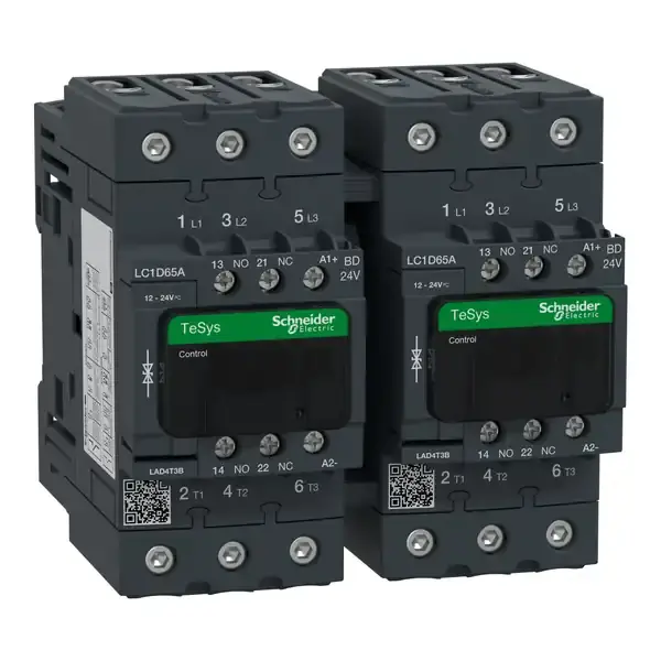 Schneider Electric - LC2D65ABD - 3 poles reversing cont ev - 1