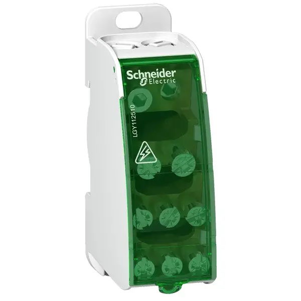 Schneider Electric - LGY112510 - SCREW DISTRIBUTION BLOCK 1P 125A 10HOLES - 1