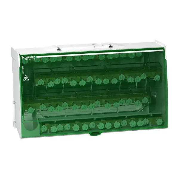 Schneider Electric - LGY412560 - SCREW DISTRIBUTION BLOCK 4P 125A 60HOLES - 1