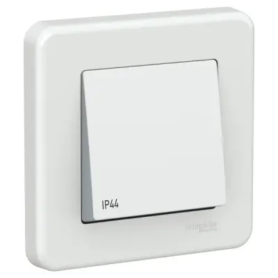 Schneider Electric - LNA0400421 - Leona 2 way switch IP44 white - 1