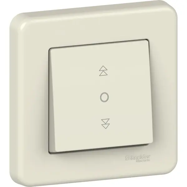 Schneider Electric - LNA1300523 - Leona Roller Blind Switch Cream - 1