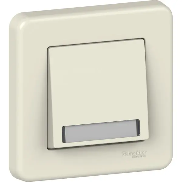 Schneider Electric - LNA1601523 - Leona Push-btn w/Loc.L. & Label-hold Crm - 1