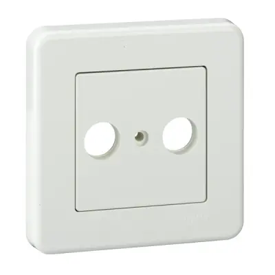 Schneider Electric - LNA3400521 - Leona TV/R Skt TV/SAT Socket Cover White - 1