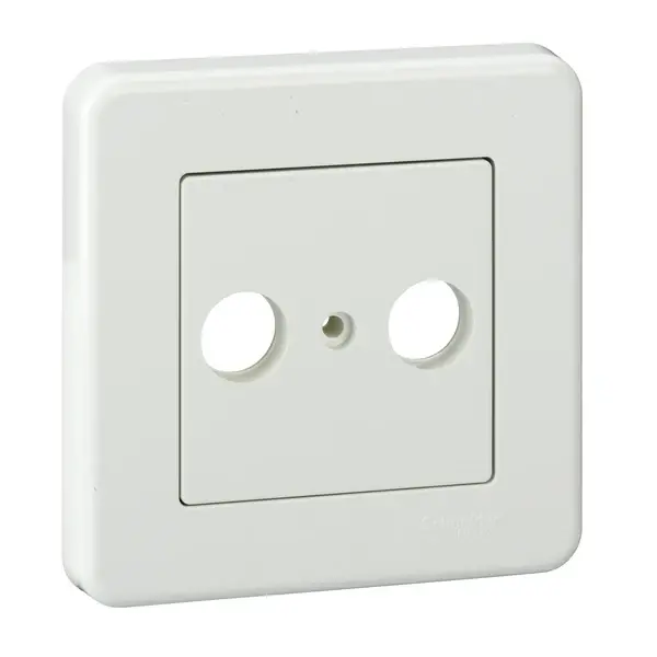 Schneider Electric - LNA3400521 - Leona TV/R Skt TV/SAT Socket Cover White - 1