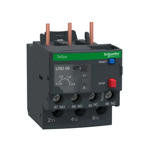 Schneider Electric - LRD06 - TESYS D THERMAL OVERLOAD 1.0-1.7A CL10A - 1