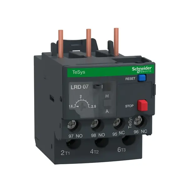 Schneider Electric - LRD07 - TESYS D THERMAL OVERLOAD 1.6-2.5A CL10A - 1