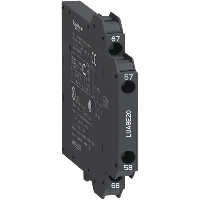 Schneider Electric - LUA8E20 - side mt contact block 2 n - 1