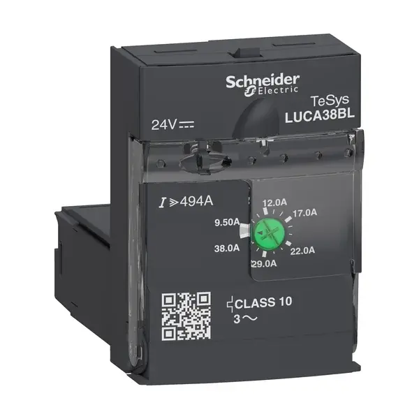 Schneider Electric - LUCA38BL - STD CONTROL CL10 3PH 9,5-38A 24VDC - 1