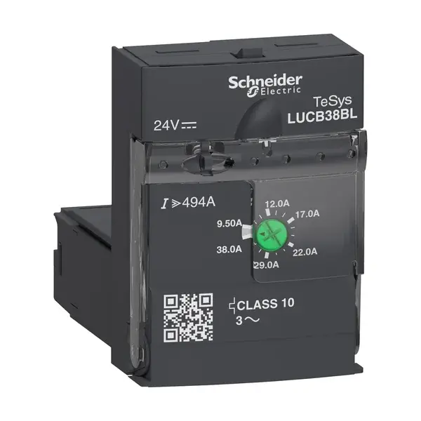 Schneider Electric - LUCB38BL - ADV CONTROL CL10 3PH 9,5-38A 24VDC - 1