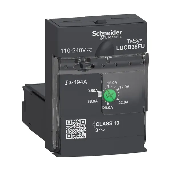 Schneider Electric - LUCB38FU - ADV CONTROL CL10 3PH 9,5-38A 110-240V - 1