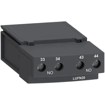Schneider Electric - LUFN20 - TeSys U Aux contact module 2NO - 1