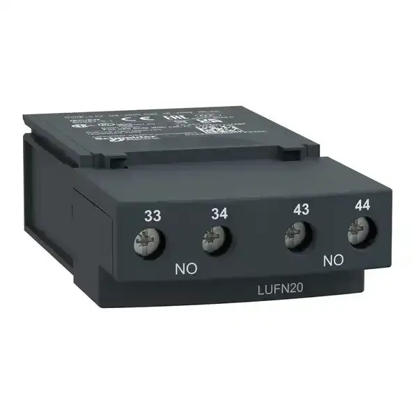 Schneider Electric - LUFN20 - TeSys U Aux contact module 2NO - 1