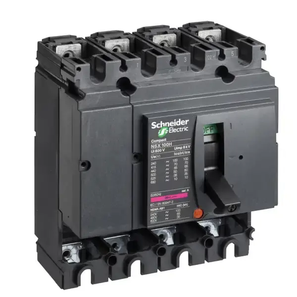Schneider Electric - LV429011 - 4P NSX100N WITHOUT TRIP UNIT COMPACT CI - 1
