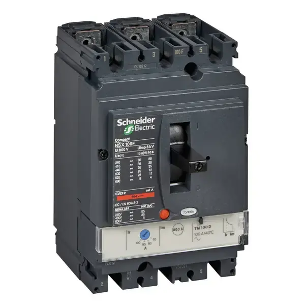 Schneider Electric - LV429636 - circuit breaker Compact NSX100F - TMD - - 1