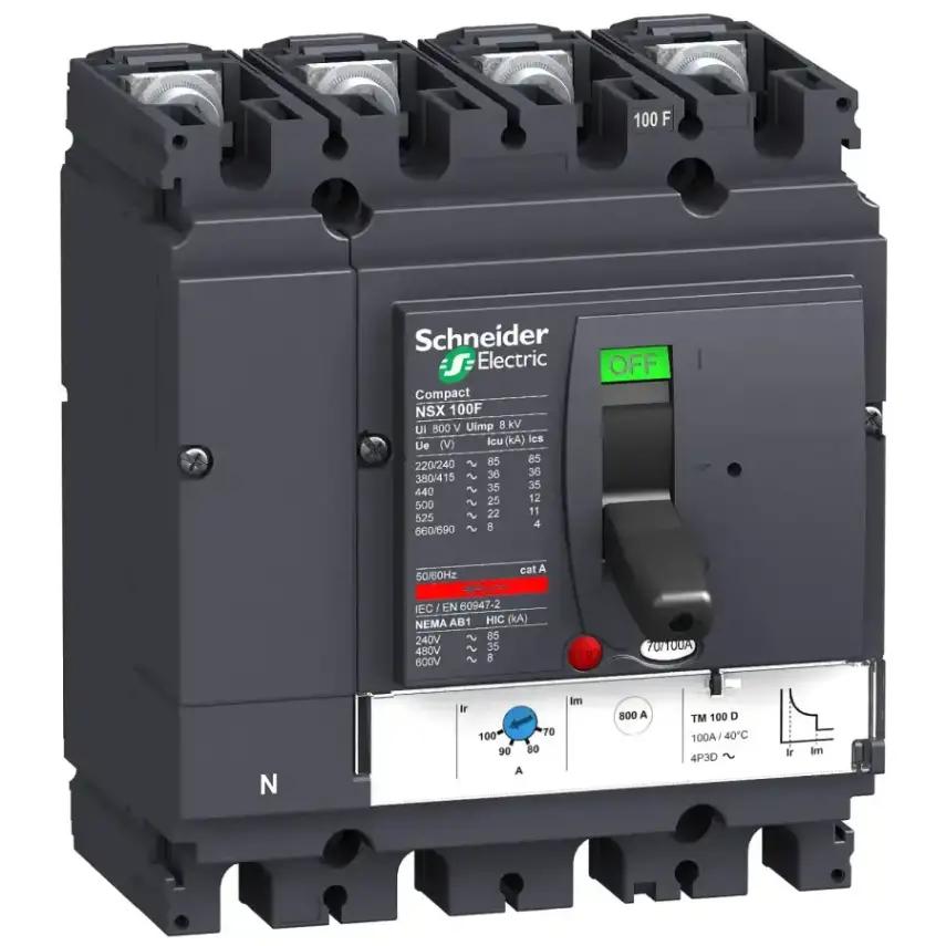 Schneider Electric - LV429642 - 4P3T TM63D NSX100F - 1