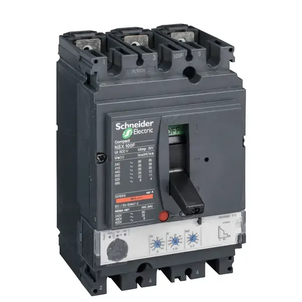 Schneider Electric - LV429795 - circuit breaker Compact NSX100N - Microl - 1