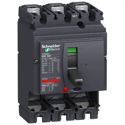 Schneider Electric - LV430400 - 2P(3P) NSX160F WITHOUT TRIP UNIT COMPAC - 1