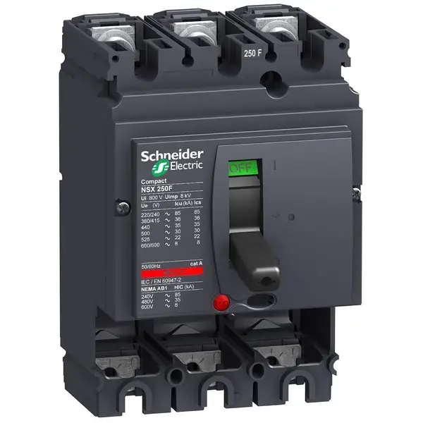 Schneider Electric - LV431403 - 3P NSX250F WITHOUT TRIP UNIT COMPACT CI - 1