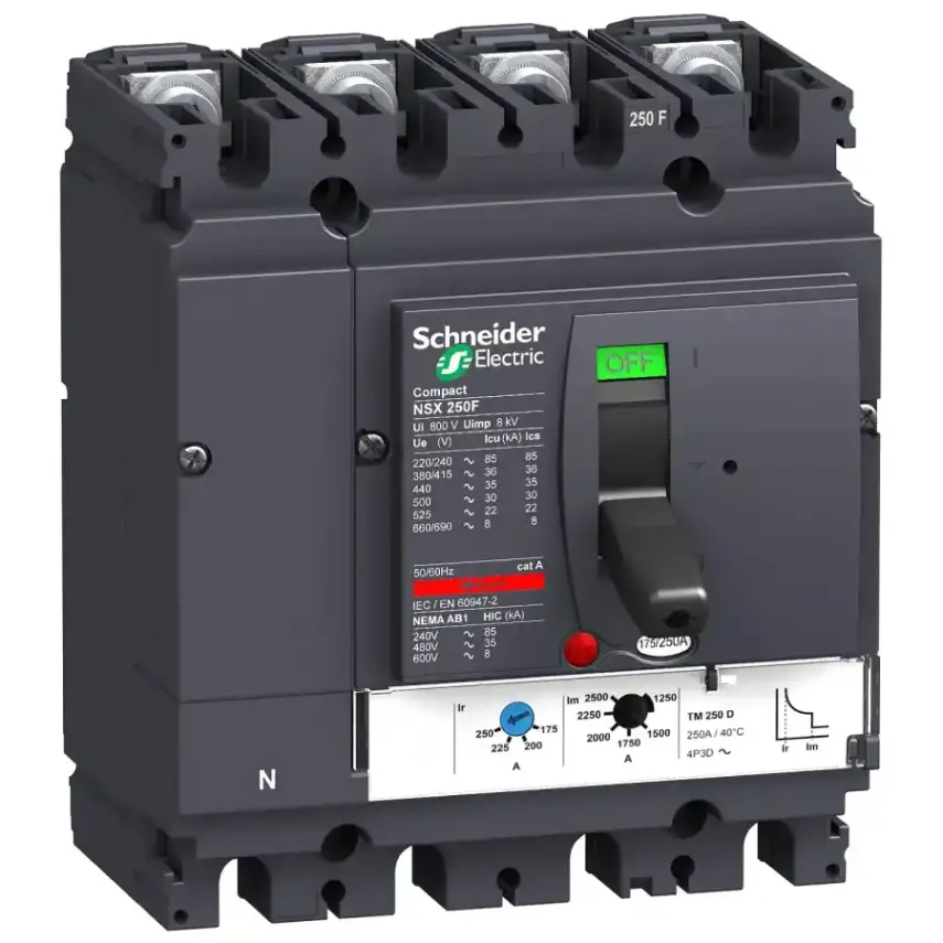 Schneider Electric - LV431640 - 4P3T TM250D NSX250F - 1