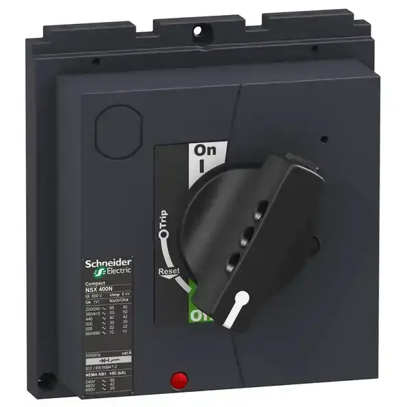 Schneider Electric - LV432597 - Direct rotary handle - padlockable - bla - 1