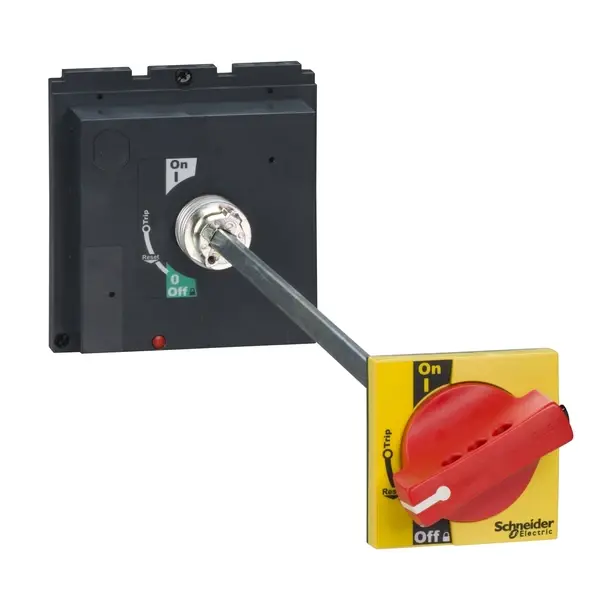 Schneider Electric - LV432600 - EXTENDED RED-YELLOW ROTARY HANDLE - 1