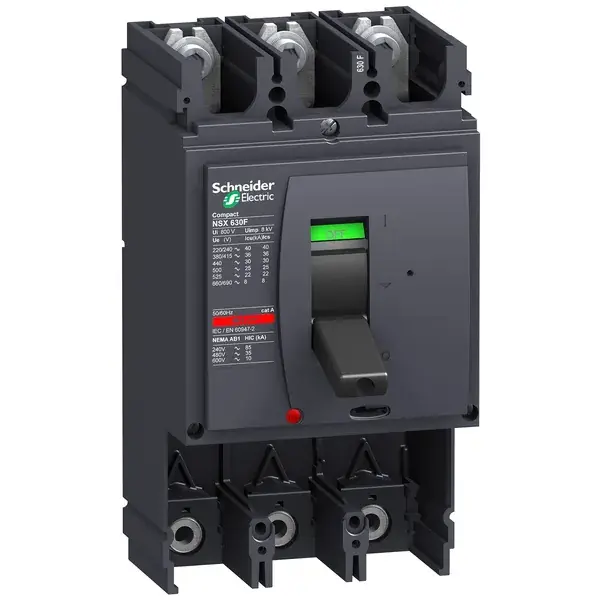 Schneider Electric - LV432803 - 3P NSX630N WITHOUT TRIP UNIT COMPACT CI - 1