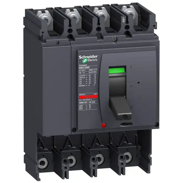 Schneider Electric - LV432808 - 4P NSX630N WITHOUT TRIP UNIT COMPACT CI - 1