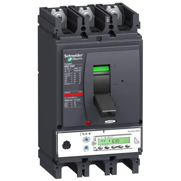 Schneider Electric - LV432899 - 3P3D MICROLOGIC 5.3 A 630A NSX630N - 1