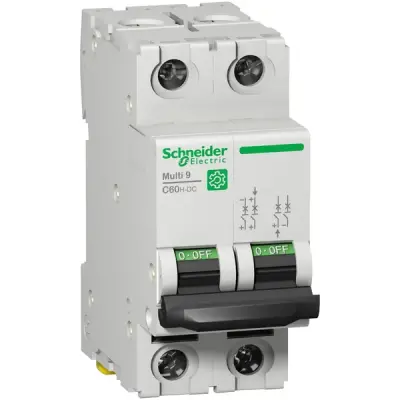 Schneider Electric - M9U11232 - Multi9 C60H-DC 32A B 500V-DC Miniature C - 1