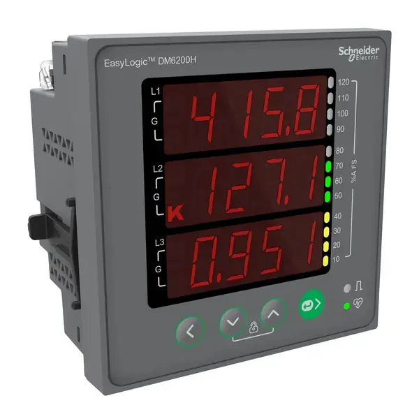 Schneider Electric - METSEDM6200HCL10RS - Digital panel meters, 2xRS-485 w Modbus - 1