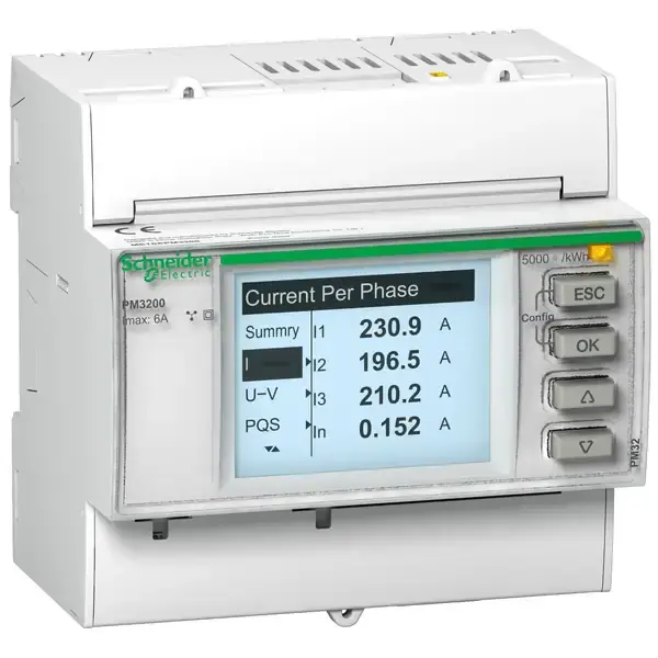 Schneider Electric - METSEPM3200 - DIN RAIL POWER METER - 1