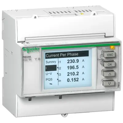 Schneider Electric - METSEPM3200 - DIN RAIL POWER METER - 1