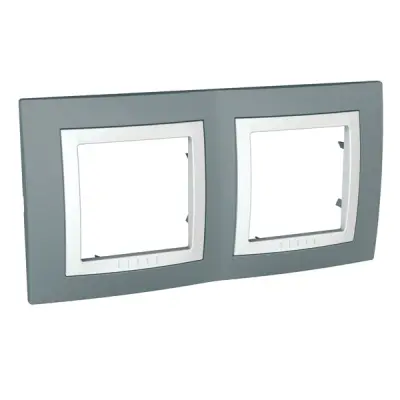 Schneider Electric - MGU2.004.858 - 2gang c. frame technical - 1