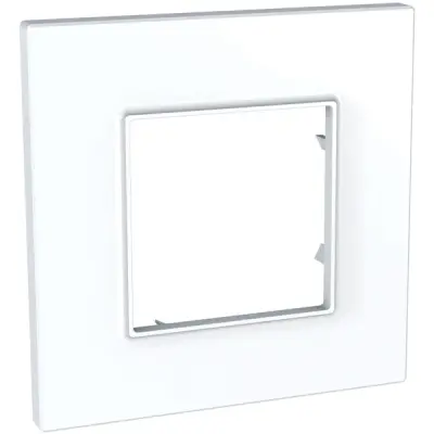 Schneider Electric - MGU2.702.18 - Unica Quadro 1g Frame White - 1