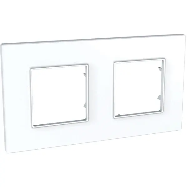 Schneider Electric - MGU2.704.18 - Unica Quadro 2g Frame White - 1