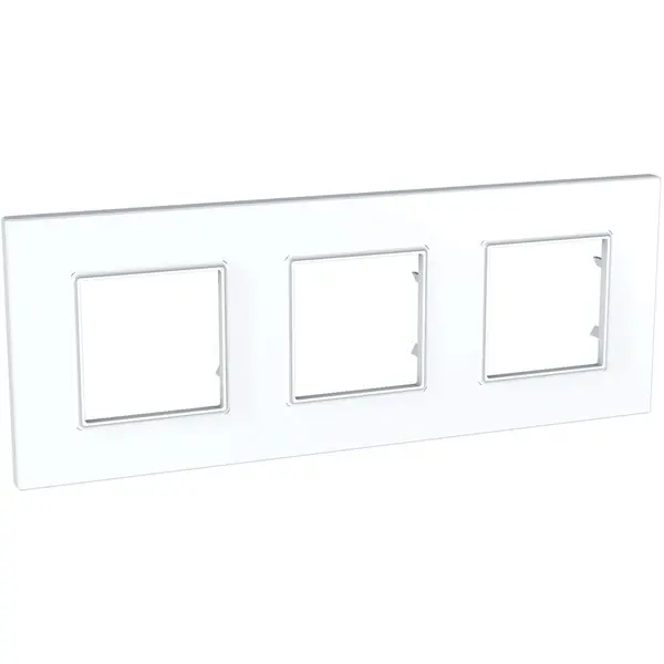 Schneider Electric - MGU2.706.18 - Unica Quadro 3g Frame White - 1