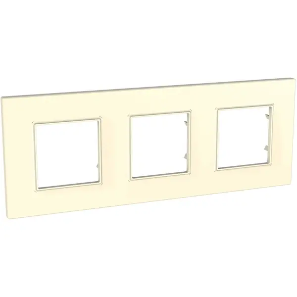 Schneider Electric - MGU2.706.25 - Unica Quadro 3g Frame Ivory - 1