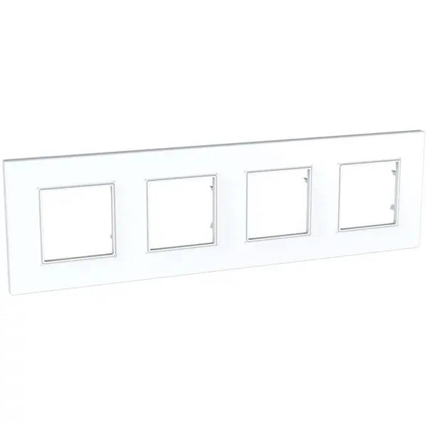 Schneider Electric - MGU2.708.18 - Unica Quadro 4g Frame White - 1