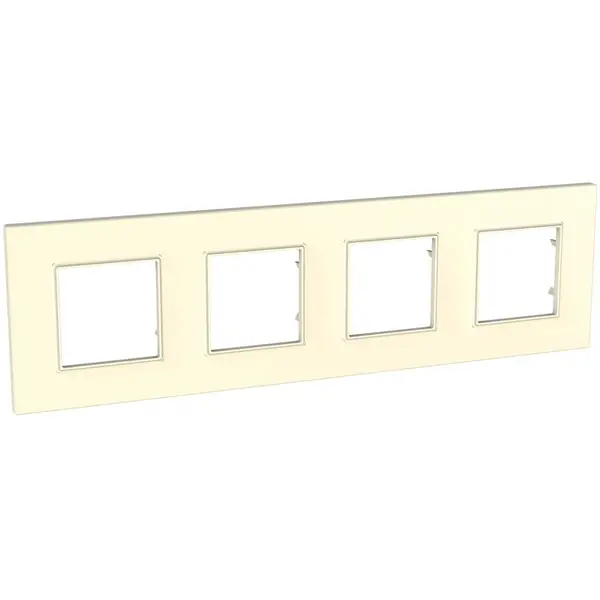 Schneider Electric - MGU2.708.25 - Unica Quadro 4g Frame Ivory - 1