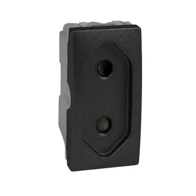 Schneider Electric - MGU3.031.12 - Unica EU Socket-out. 1m Graphite - 1