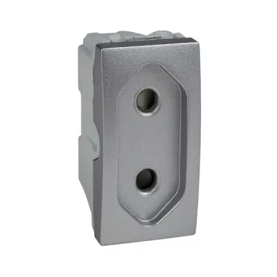 Schneider Electric - MGU3.031.30 - Unica EU Socket-out. 1m Alum - 1