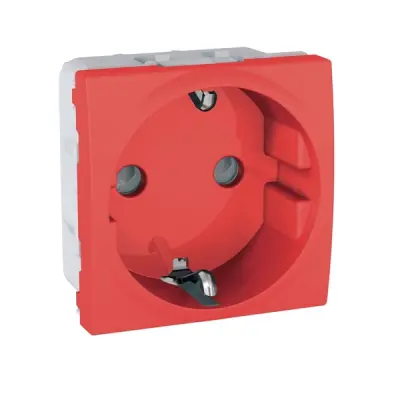 Schneider Electric - MGU3.037.03 - Unica Side-E. S.O. w/ Shut. 2m Red - 1