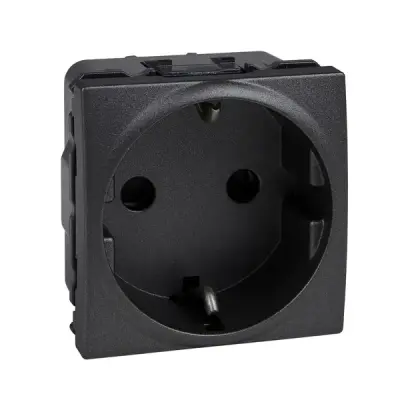 Schneider Electric - MGU3.037.12 - Unica Side-E. S.O. w/ Shut. 2m Graphite - 1