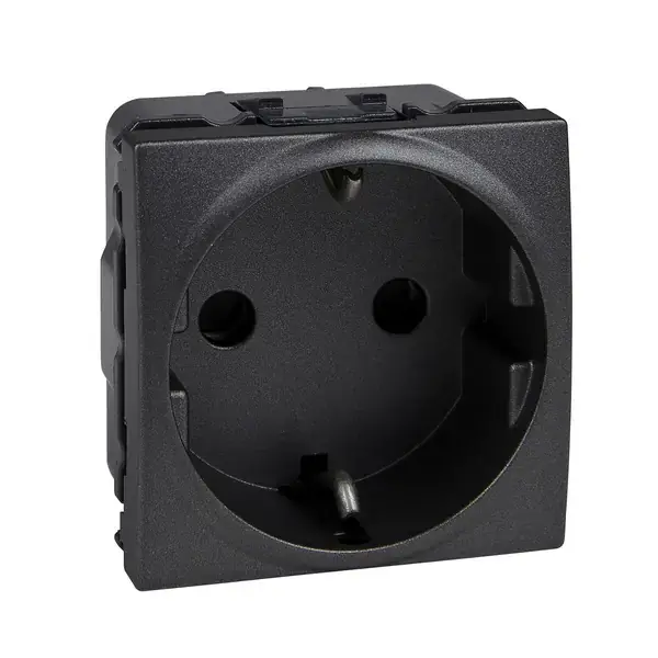 Schneider Electric - MGU3.037.12 - Unica Side-E. S.O. w/ Shut. 2m Graphite - 1