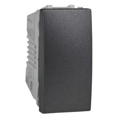 Schneider Electric - MGU3.101.12 - Unica One-way Switch 1m Graphite - 1