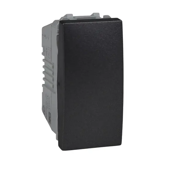 Schneider Electric - MGU3.106.12 - Unica Push-button 1m Graphite - 1