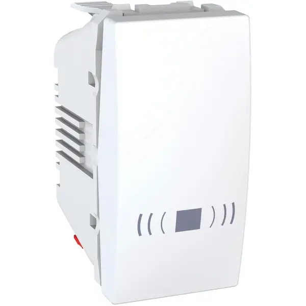 Schneider Electric - MGU3.106.18C - Unica Push-button w/ Bell Sym. 1m White - 1