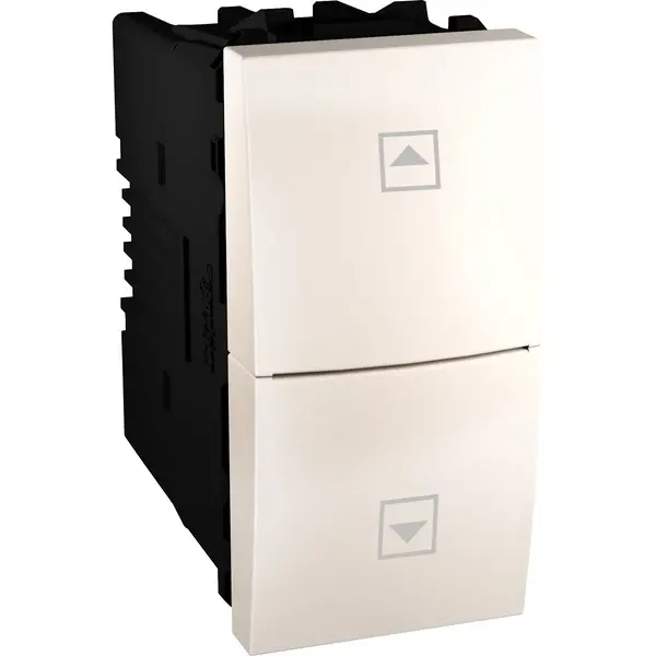 Schneider Electric - MGU3.107T.25 - Unica Blind Push-button 1m Ivory - 1