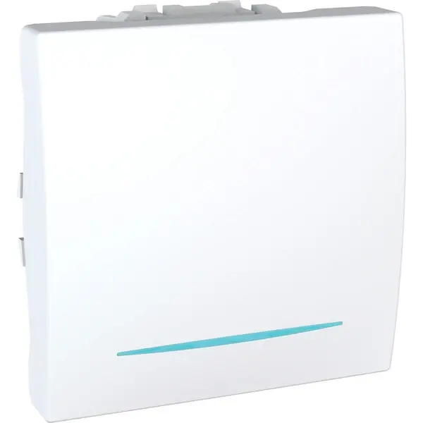 Schneider Electric - MGU3.205.18N - Unica Interm. Sw. w/Loc.Light 2m White - 1