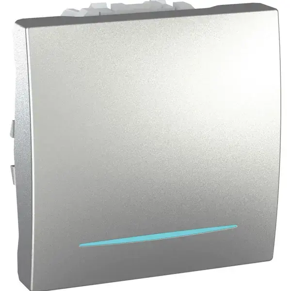 Schneider Electric - MGU3.205.30N - Unica Interm. Switch w/Loc.Light 2m Alum - 1